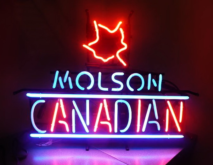 Molson Canadian Neon Sign